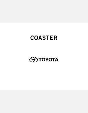 toyota coaster 2023-2024 owners manual in english